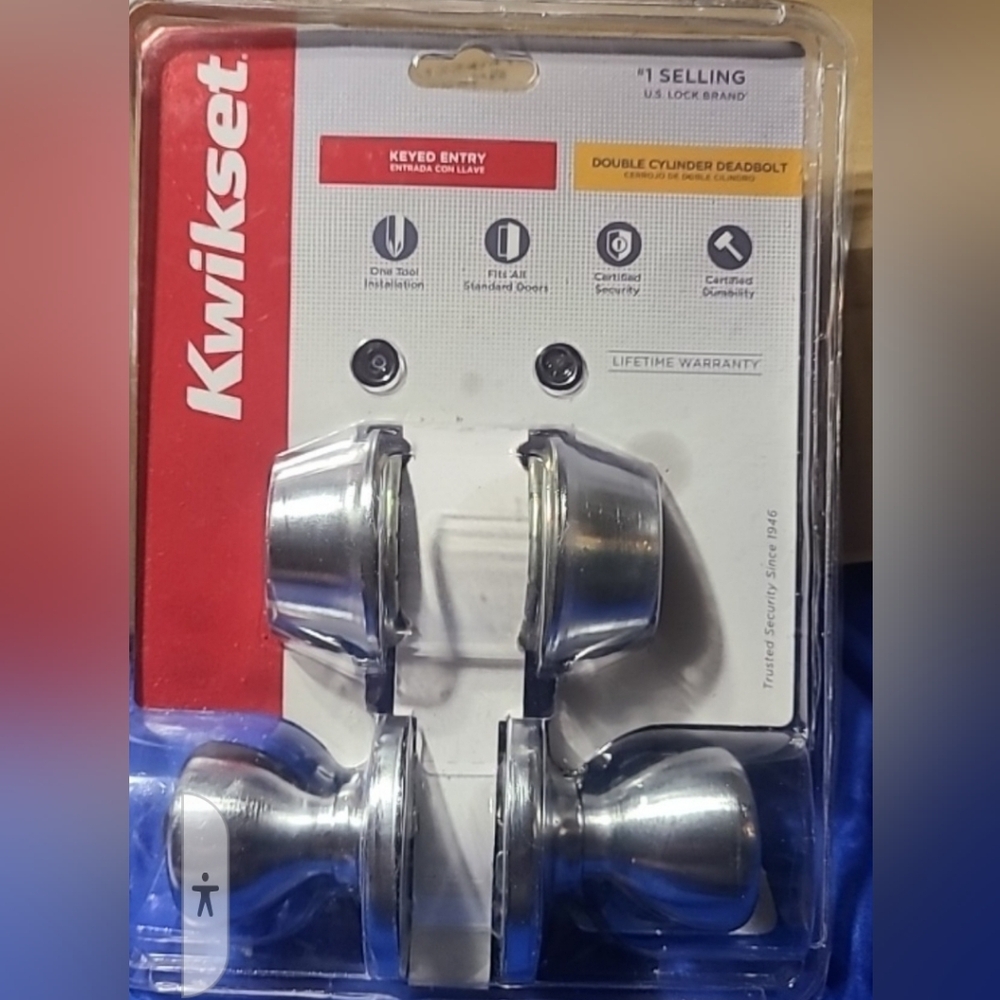 New! Kwikset Tylo Door Knob Single Cylinder Deadbolt/Combo Pack